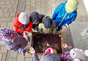 Aktion Winterlinge Kindergarten Mahlstetten